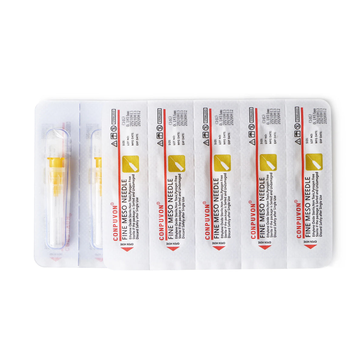 Micro Needles 34G 4MM Box of 100 image 2